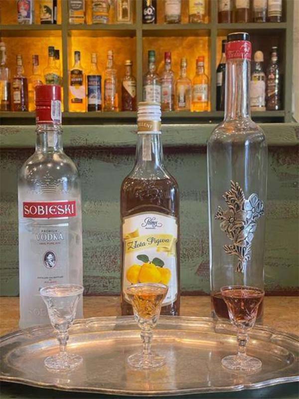 Roast Duck Pierogi Vodka Taster
